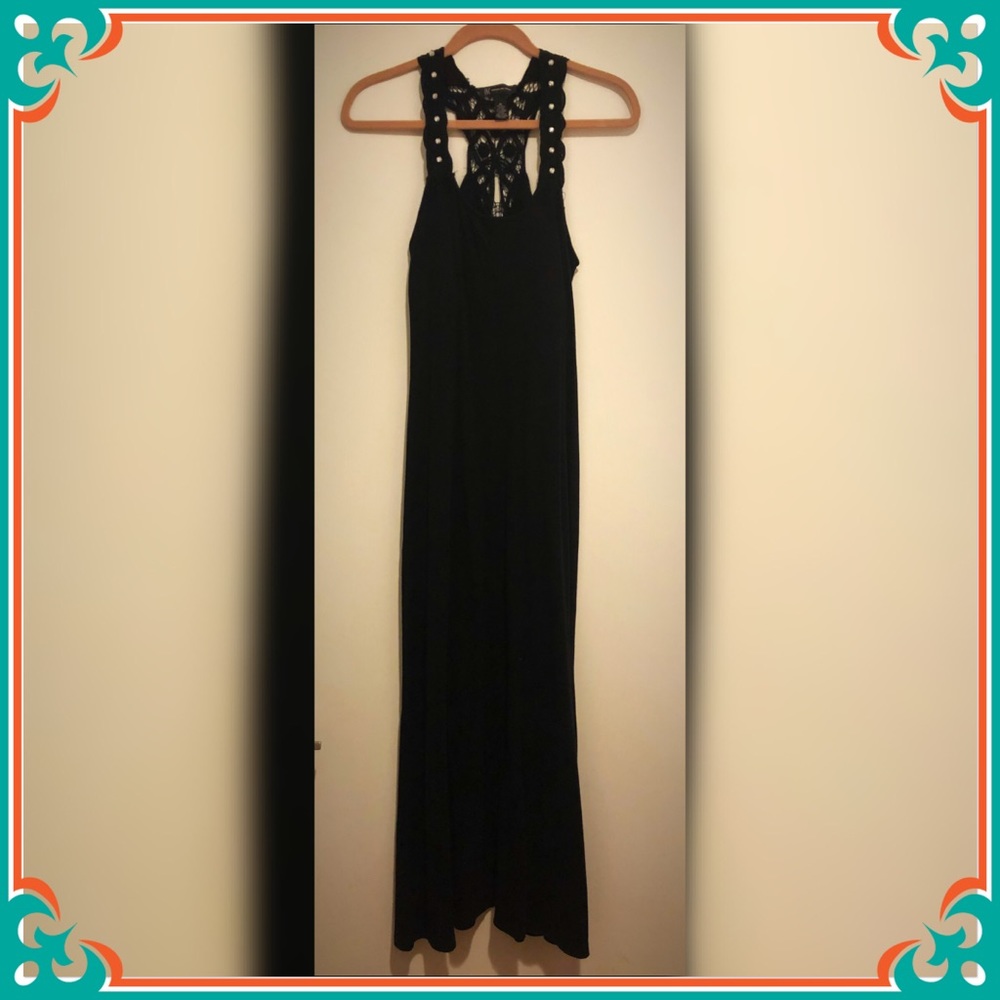 Black maxi dress. Size M.